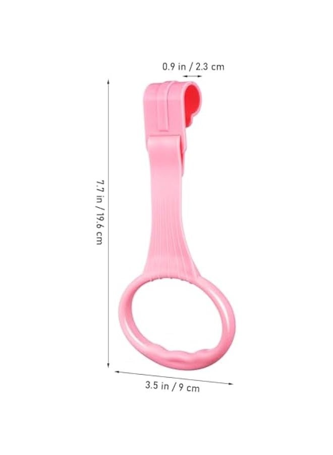 Baby Pull up Rings: 4 Pcs Pullups Handles for Baby Playpen - Infant Pull to Stand Toys Crib Walking Assistant Rings  - Image 4