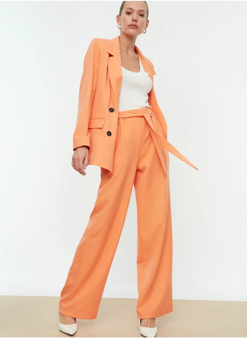 trendyol Tie Detail Wide Leg Pants