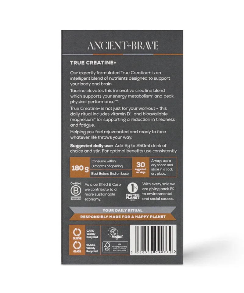 ANCIENT + BRAVE ترو كرياتين بلس عبوة