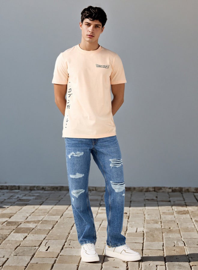 Splash FAV Dragon Ball Z Print Crew Neck T-shirt - Image 2