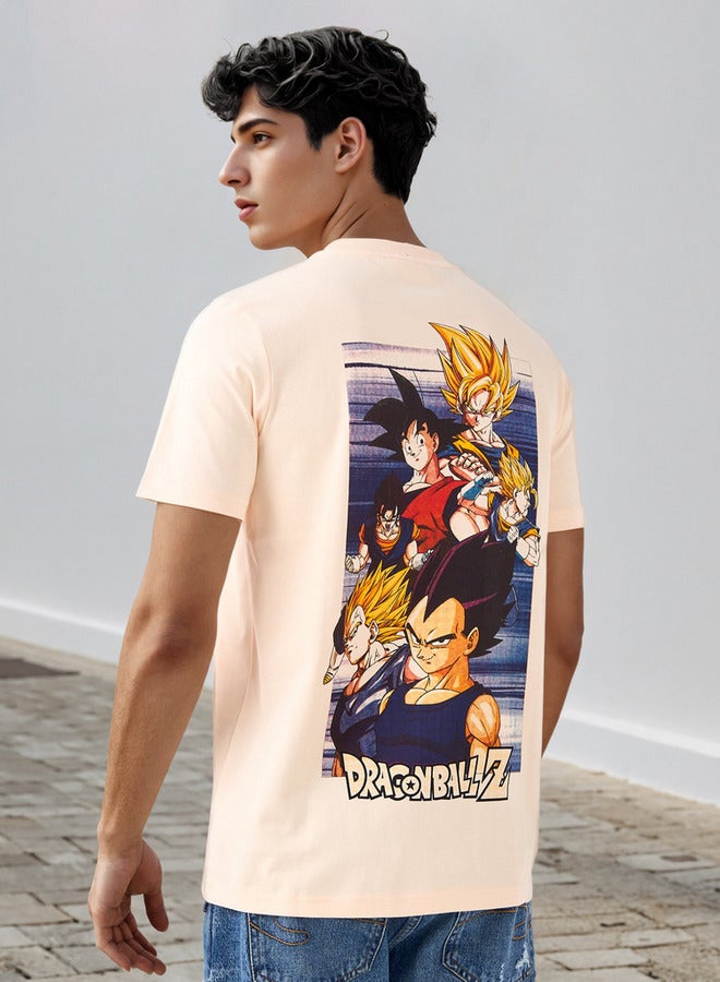 Splash FAV Dragon Ball Z Print Crew Neck T-shirt - Image 1