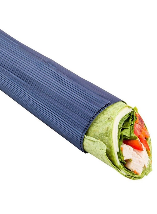 Restaurantware 12" x 12" Rippled Aluminum Foil Food Wrap and Fry Basket Liner: Perfect for Restaurant Take Out, Bakeries, and Food Trucks - Navy Foil Sandwich Wraps - 500-CT - Image 5