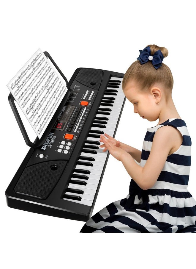 Piano For Kids With Microphone, Keyboard Piano For Beginners Electronic Keyboard 61 Keys With Dual Speakers/Led Display/Aux-In Jack/Music Stand Piano Toys For Boys Girls Ages 3-12 - pzsku/Z621625A466149DC2B88EZ/45/_/1734347951/21649d0e-e74e-476f-8b5e-6028d7133e6f