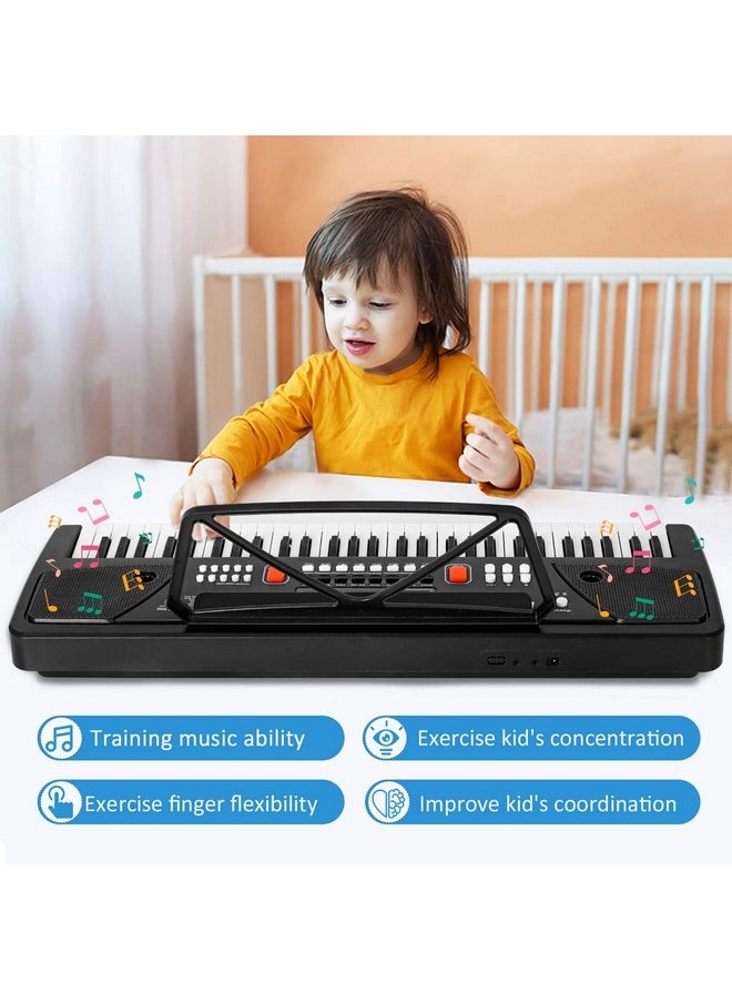 Piano For Kids With Microphone, Keyboard Piano For Beginners Electronic Keyboard 61 Keys With Dual Speakers/Led Display/Aux-In Jack/Music Stand Piano Toys For Boys Girls Ages 3-12 - pzsku/Z621625A466149DC2B88EZ/45/_/1734347968/761976be-1547-4bae-b632-cab9b553b853