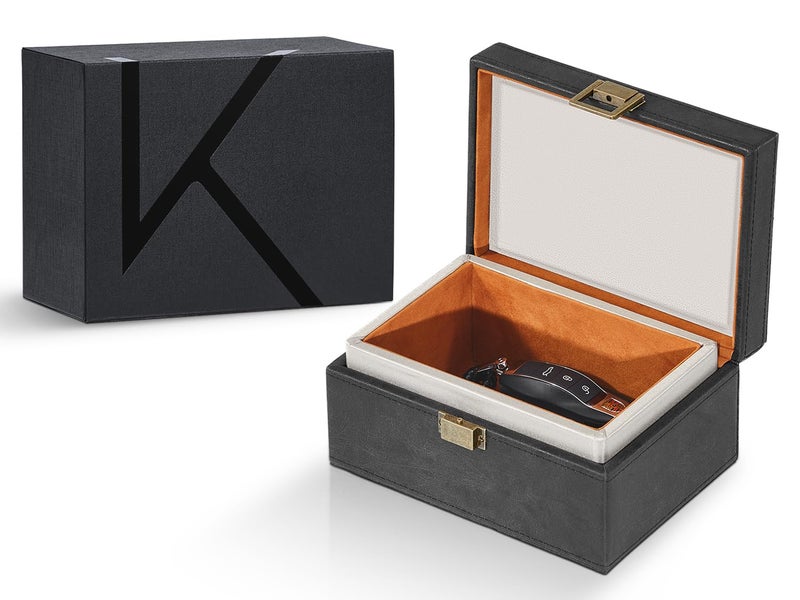 KENARK KK6M-BK Premium Faraday Box - Ultimate Signal Blocking and Key Fob Protector for Car Theft Prevention and Security - Size: M - Image 1