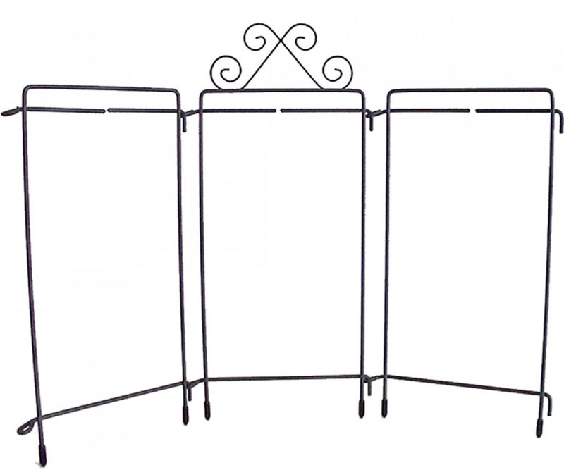 Ackfeld Manufacturing Table Stand Tri French Curl Display Grey