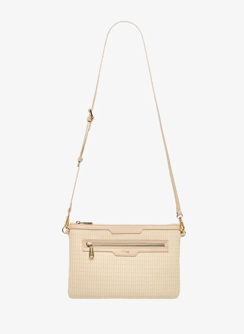 MISSY BEIGE Women Monogram Print Tote Bag with Double Handle and Detachable Pouch for Women | Best Price UAE