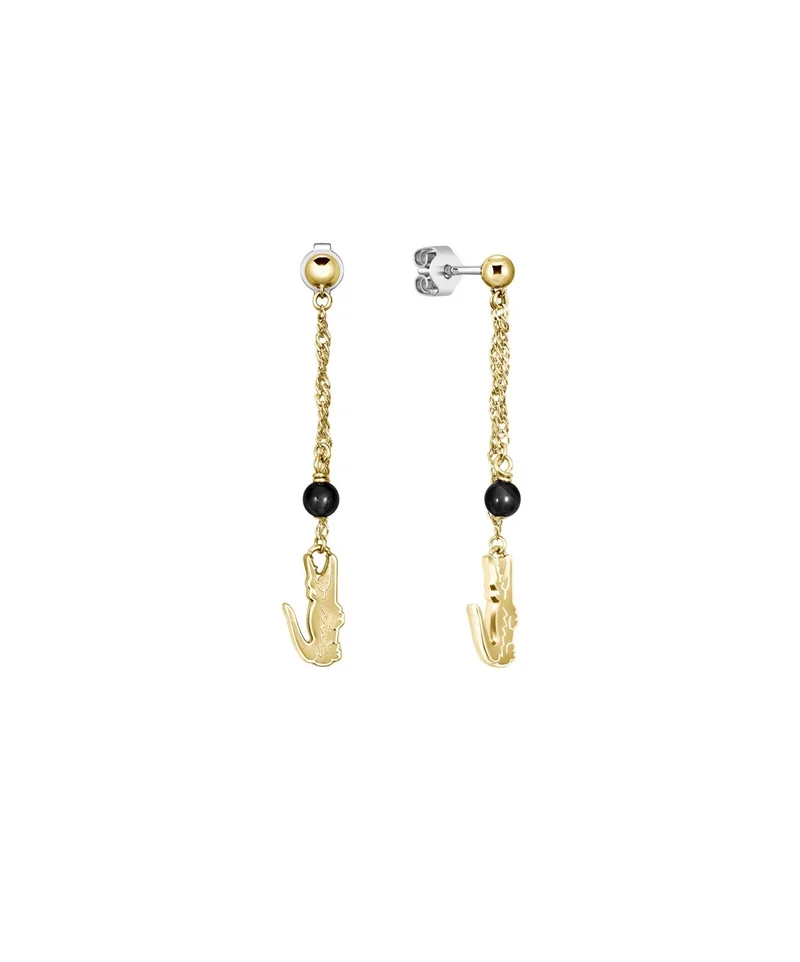 Lacoste Deva Pendant Earrings with Crocodile-Shaped Charms - 2040460