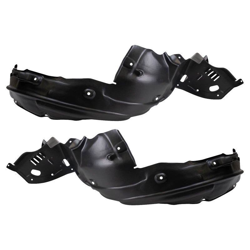 TRQ Inner Fender Liner Set Compatible with 20082009 Honda Accord HO1248127 HO1249127