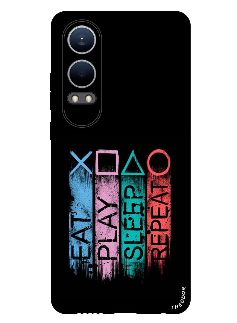 Theodor Protective Case Anti Scratch Shock Proof Bumper Cover For Oppo K12x (China) Eat Pla - Image 1