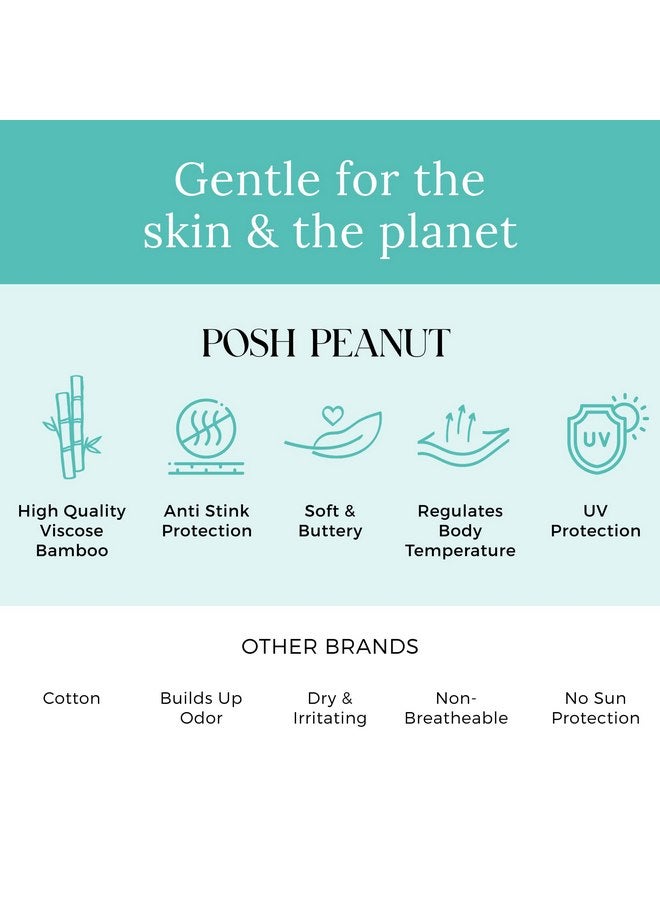 Posh Peanut Baby Swaddle Blanket, Soft Päpook Viscose from Bamboo Swaddles Wrap & Headband Set, Anti Stink Lightweight Breathable Infant Receiving Swaddling Blankets, Girl Newborn Shower Gift - Image 2