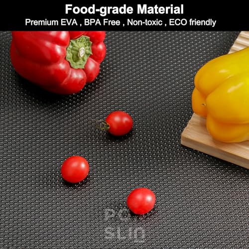Porslin Shelf Liner for Kitchen Shelves - 45cm x 5m Non-Adhesive EVA Waterproof Cabinet Liners, Anti-Slip Drawer Mats for Wardrobe, Cupboard, Dresser Roll - Easy to Cut, Protects Shelves - SL07 - Image 3