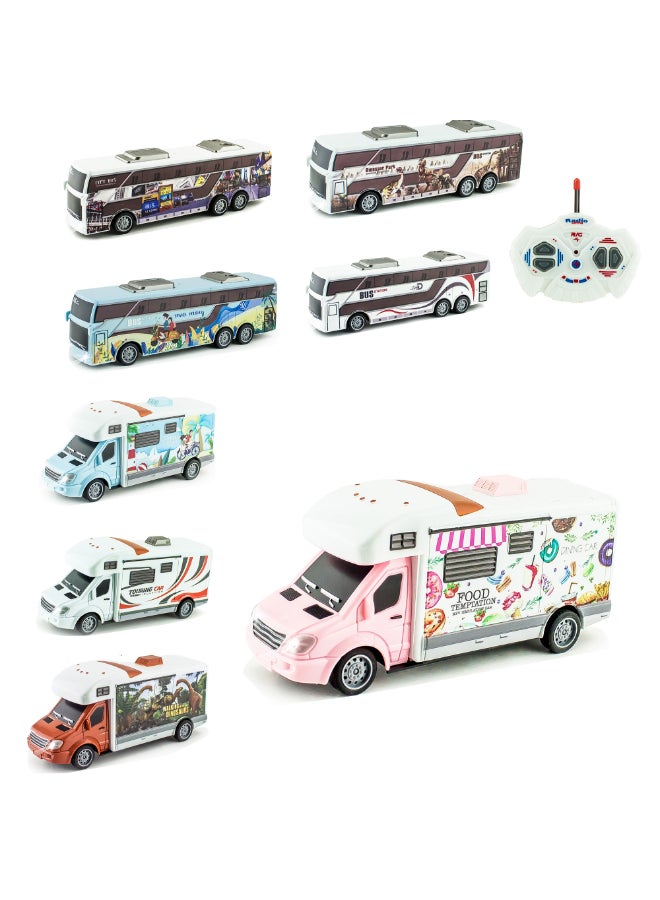 HST RV Adventure Camper Vans & Bus – Assorted Remote Control Vehicles - Image 1