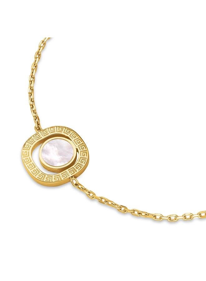Guy Laroche Kim Yellow Gold Plated Stainless Steel Chain Bracelet for Women - Image 3
