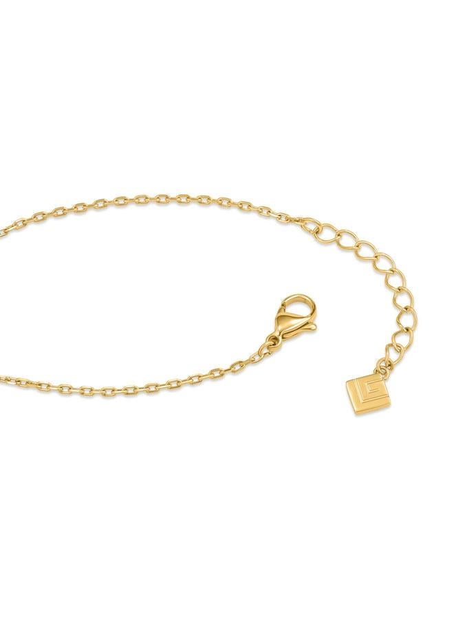 Guy Laroche Kim Yellow Gold Plated Stainless Steel Chain Bracelet for Women - Image 4