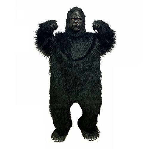 EraSpooky Adult Gorilla Halloween Costume Men's Realistic Ferocious Chimpanzees Cosplay Suits - Image 1