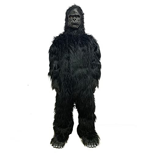 EraSpooky Adult Gorilla Halloween Costume Men's Realistic Ferocious Chimpanzees Cosplay Suits - Image 4