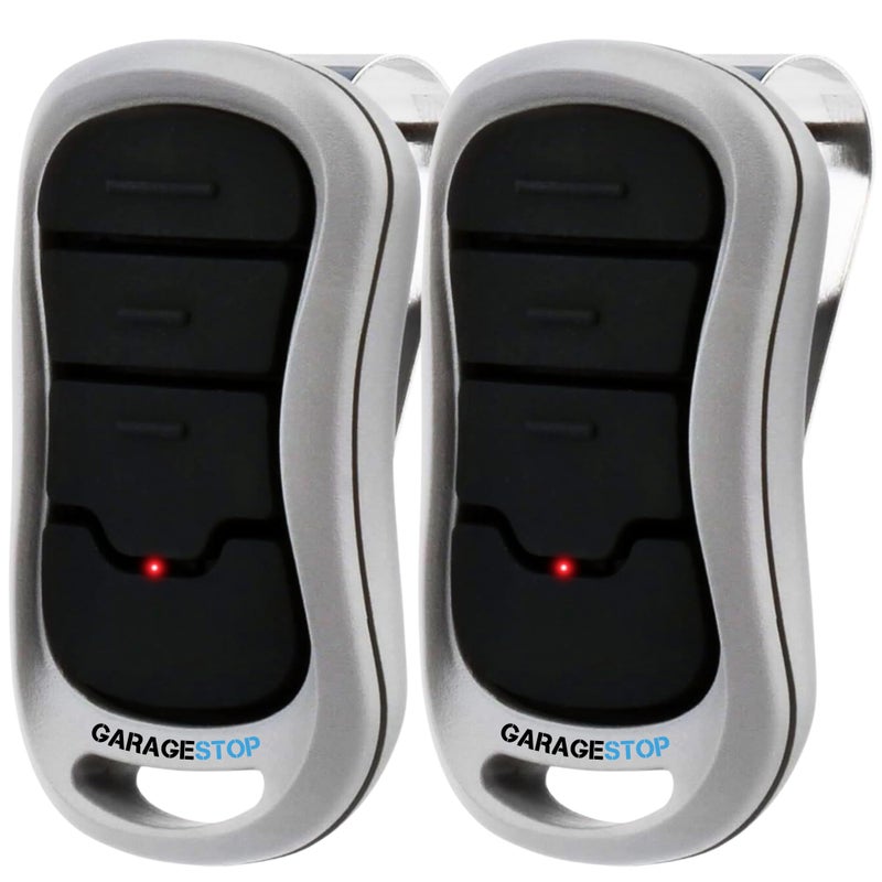 2X for Genie Intellicode Garage Door Remote G3TBX G3TR 3Button Genie Garage Door Opener Remote Replacement AutoSeek Dual Frequency 1997 to Present