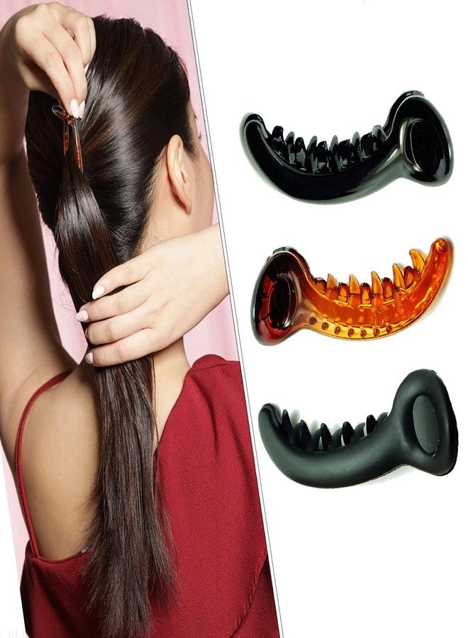 بيردوير مشابك شعر متوسطة الحجم من بيردوير، مشابك على شكل فراشة مرصعة بالأحجار، مشابك شعر للنساء والفتيات (عبوة من 14 قطعة، أسود، لون الصدف، مادة أكريليك) | مشبك شعر وربطة شعر نسائية وحلقة - Image 5