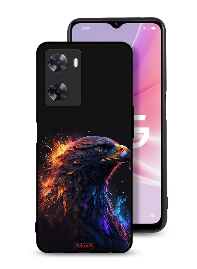Tolwak Oppo A77s Protective Case Cover Eagle Art - Image 1
