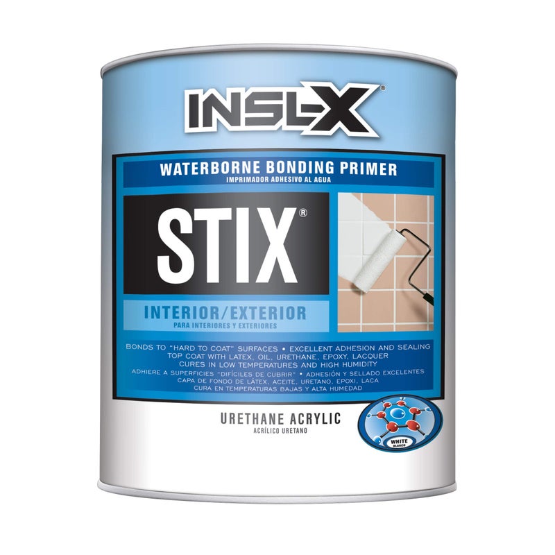 Insl-X Sxa11009A-04 Stix Acrylic Waterborne Bonding Primer  1 Quart  White - Image 1