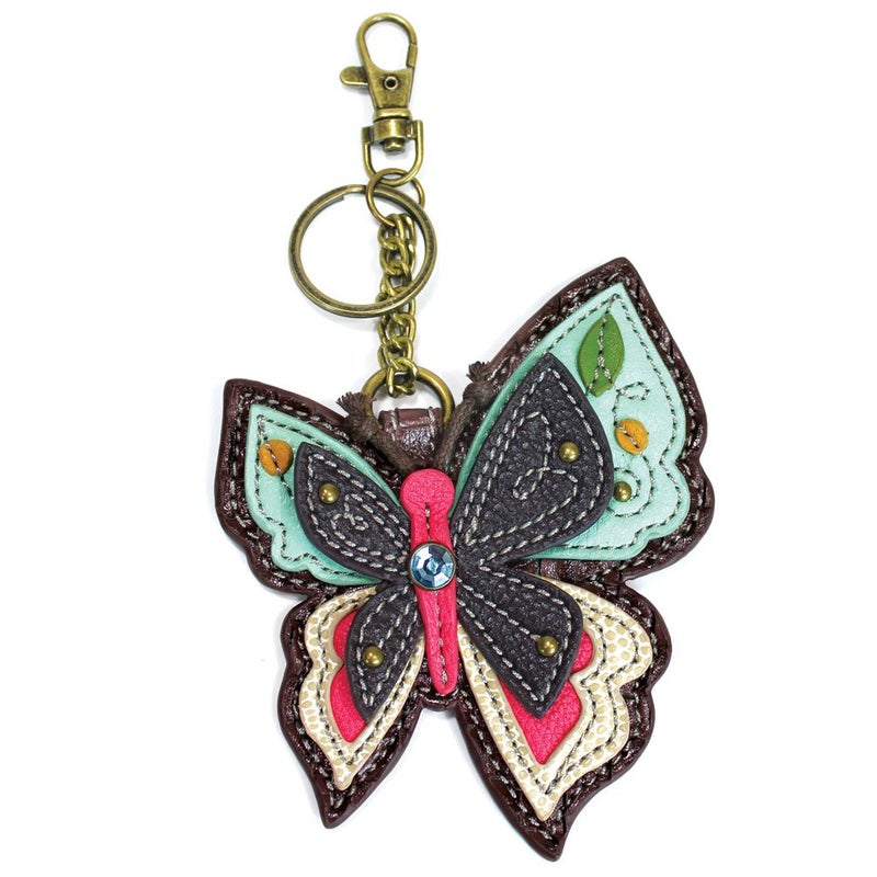 CHALA Garden Critter Collection Women's Decorative Key Fob/Coin Purse Accessory - New Butterfly - Image 5