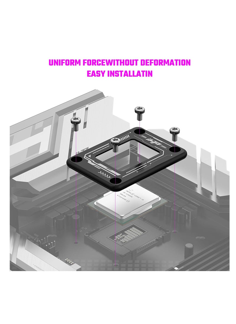Generic CPU Contact Frame, LGA 1700 CPU Contact Frame, CPU Corrective Fixing Bracket, Suitable for Intel 12/13/14 Gen Anti-Bend Fixing Fixture  - Image 2