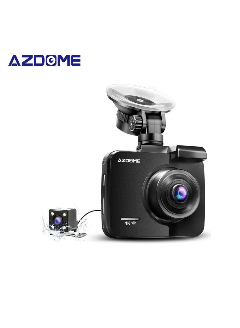 AZDOME - GS63H 4K Auto Camera Car Dash Cam with GPS WiFi Video Record Night Vision - Image 1