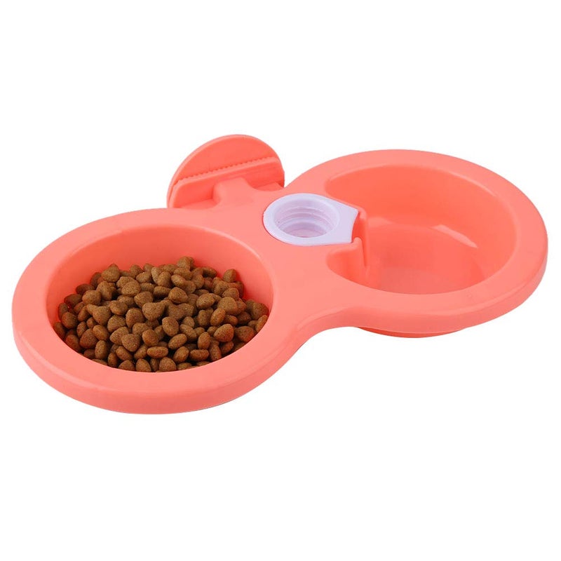 Blue Hanging Pet Bowl Cage Feeder with Bottle Cap Fastener for Small Dogs Cats - Image 2