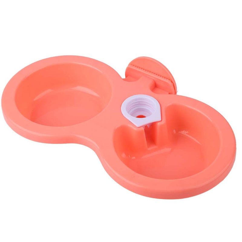 Blue Hanging Pet Bowl Cage Feeder with Bottle Cap Fastener for Small Dogs Cats - Image 5