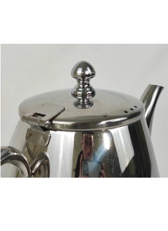 HTH Classic Style Arabic Coffee Dallah Pot Rustproof Premium Stainless Steel Teapot Mirror Finish Coffee Kettle Easy Pour Spout Tea Kettle with Hinged Lid and Ergonomic Hollow Heat Resistive Handle Dishwasher Safe Induction Safe Teapot for Office Home 0.6/0.9/1.2L  - Image 5