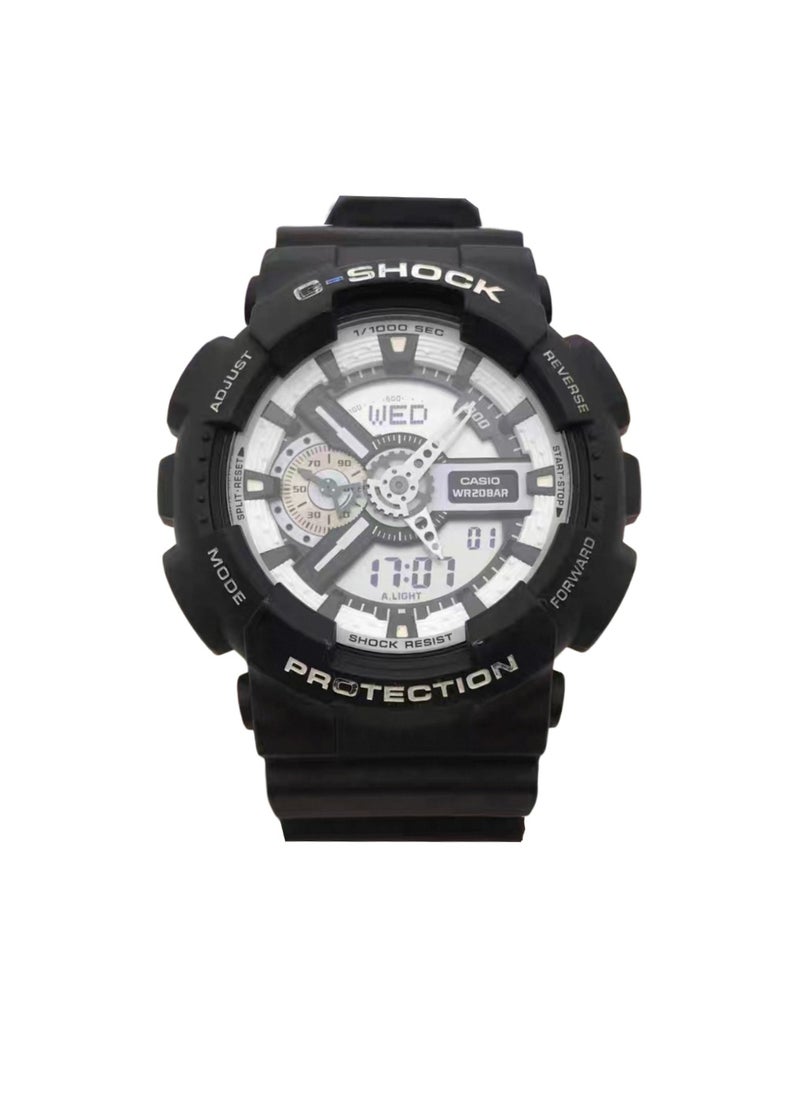 CASIO - G-Shock Baby-G Sports Watch Analog-Digital Black Resin Strap Waterproof Fashion Trend for Men and Women - Image 1