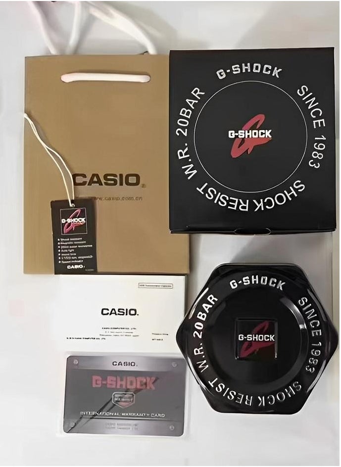 CASIO - G-Shock Baby-G Sports Watch Analog-Digital Black Resin Strap Waterproof Fashion Trend for Men and Women - Image 1