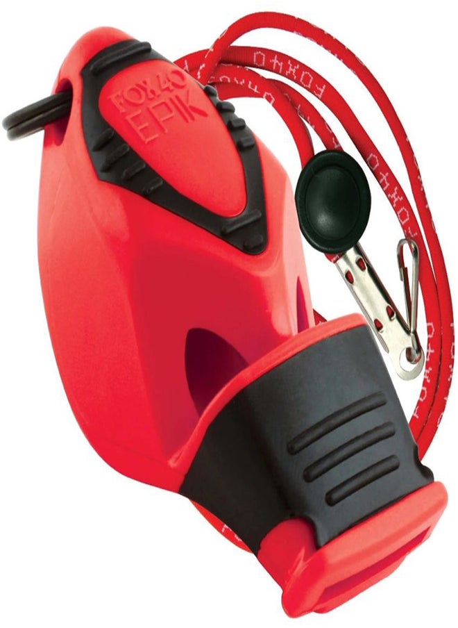 FOX40 FOX 40 WHISTLE EPIK CMG SAFETY W/ LINTARD RED 8803  - Image 1
