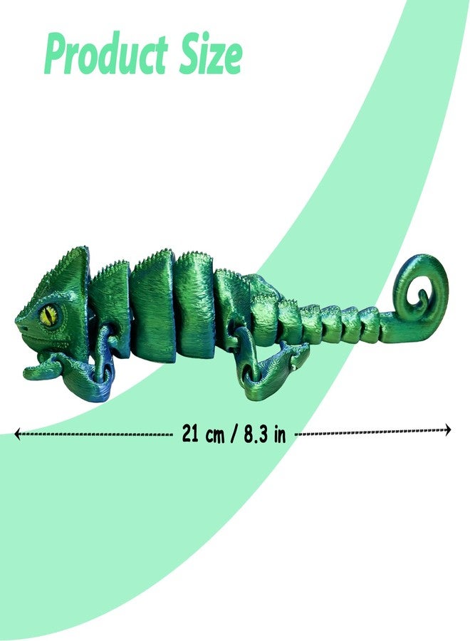 BuQueHM 3D Printed Lizard-Flexible Articulated 3D Animals for Stress Relief & Unique Desk Decor - Image 3