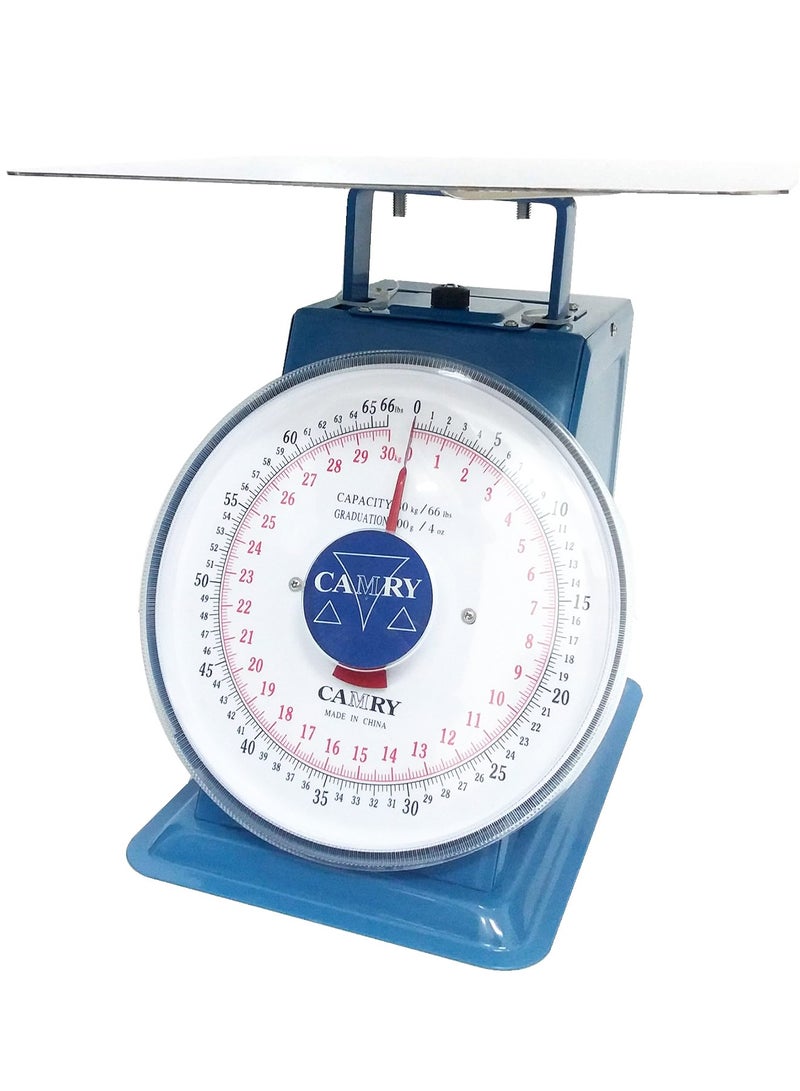 CAMRY Analog Weighing Scale 100kg Blue - Image 2