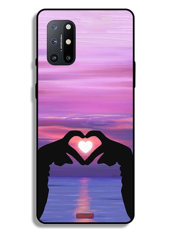 Tolwak OnePlus 8T 5G Protective Case Cover Heart Moon - Image 2