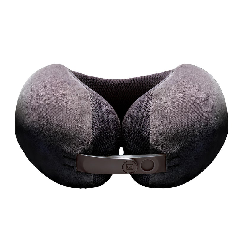 Go TRAVEL Ultimate 30 Travel Pillow Deluxe Memory Foam Neck Pillow for Uninterrupted Rest Ideal for Everyday Commute Airplane Car and More Travel Essentials Made in USA Dark Gray