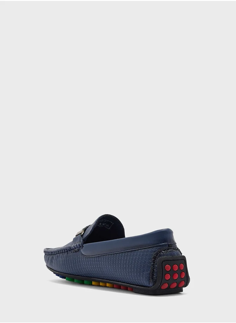 Robert Wood Textuted Loafers