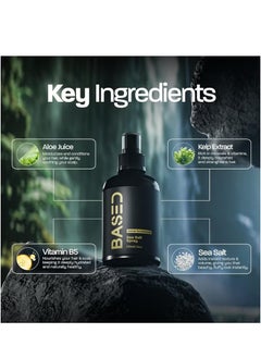 Based Sea Salt Spray, Natural Finish Sea Salt Spray for Hair, Gives Volume and Texture, Enriched with Seaweed and Vitamin B5, Lightweight and Non-Greasy, Paraben Free 170ml  - Image 2