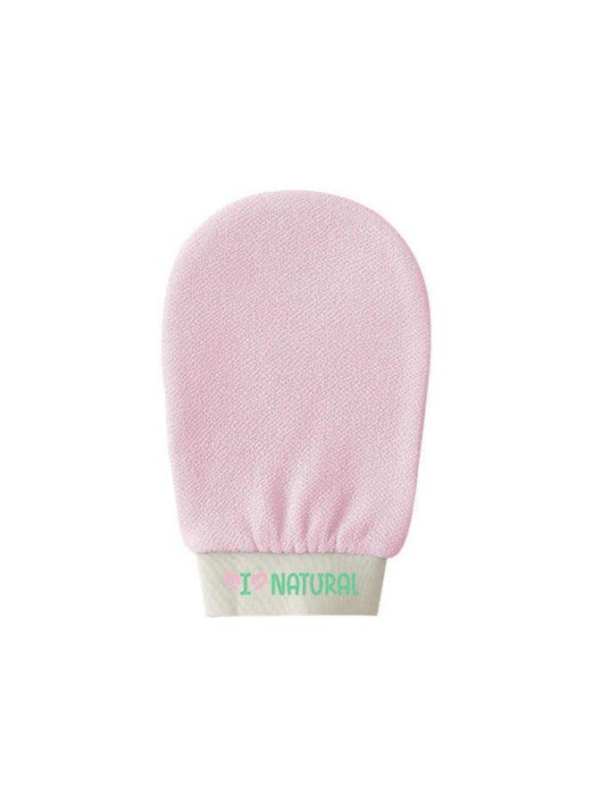 I Natural Bath Gloves - Pink  - Image 1