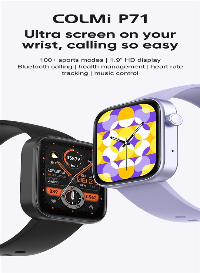 ColMi P71 Smart watchy Sport Heart Rate Step Counting IP67 Waterproof Full Screen Smart Watch - Image 2