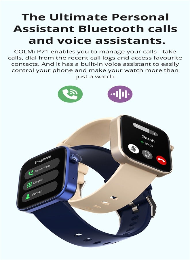 ColMi P71 Smart watchy Sport Heart Rate Step Counting IP67 Waterproof Full Screen Smart Watch - Image 5