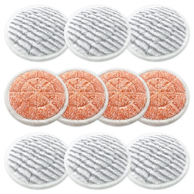 10PACK S7000 REPLACEMENT STEAM MOP PADSCOMPATIBLE WITH SHARK S7001 S7000AMZ S7000 S7001TGT S7201 S7005 S7020 S8001 S8201 SERIES STEAM MOP PADSSTEAM SCRUB ALLINONE SCRUBBING MOP PADS