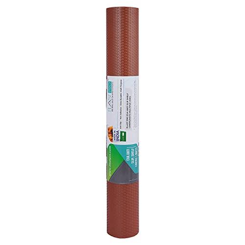 ElastPro Ethylene Vinyl Acetate(50 Cm X 5 M) Brown Anti-Slip EVA Mat for Fridge,Kitchen Drawer,Solid Shelf Liner(Rounddots Texture Brown) - Image 3