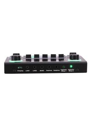 V9 Live Sound Card Audio Mixer للبث المباشر لبطاقة مغير الصوت مع تأثيرات صوتية متعددة - view 5