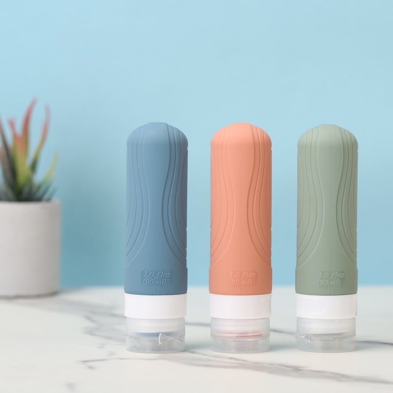 New Silicone Sub-Bottle Set 90Ml Travel Outdoor Portable Storage - Image 3
