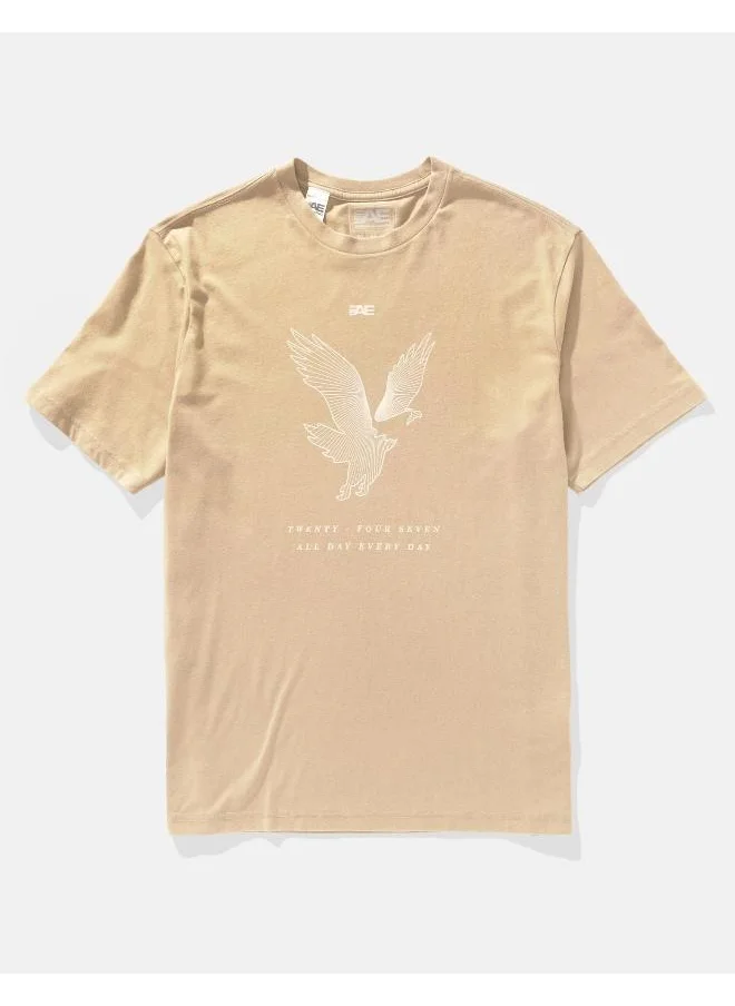 امريكان ايجل Graphic Logo Crew Neck T-Shirt