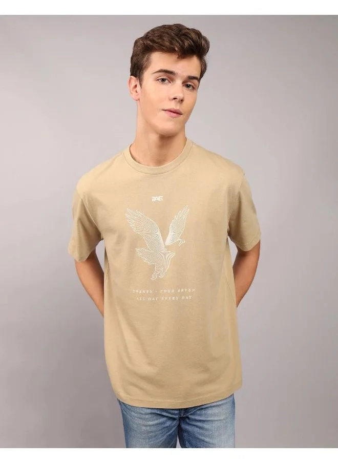 American Eagle Graphic Logo Crew Neck T-Shirt