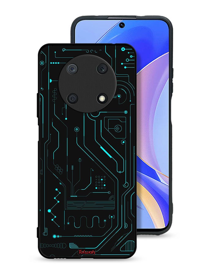 Tolwak Huawei nova Y90 Protective Case Cover Digital Art Circuits Minimalism Multiple Display - Image 1